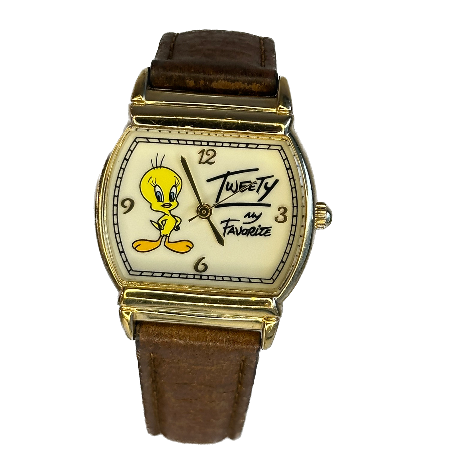 Reloj Warner Bros. Studio Store Tweety 1995 Correa y hebilla MARCA ACME ÚNICO