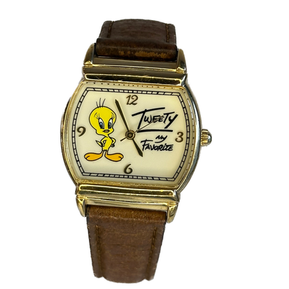 Reloj Warner Bros. Studio Store Tweety 1995 Correa y hebilla MARCA ACME ÚNICO