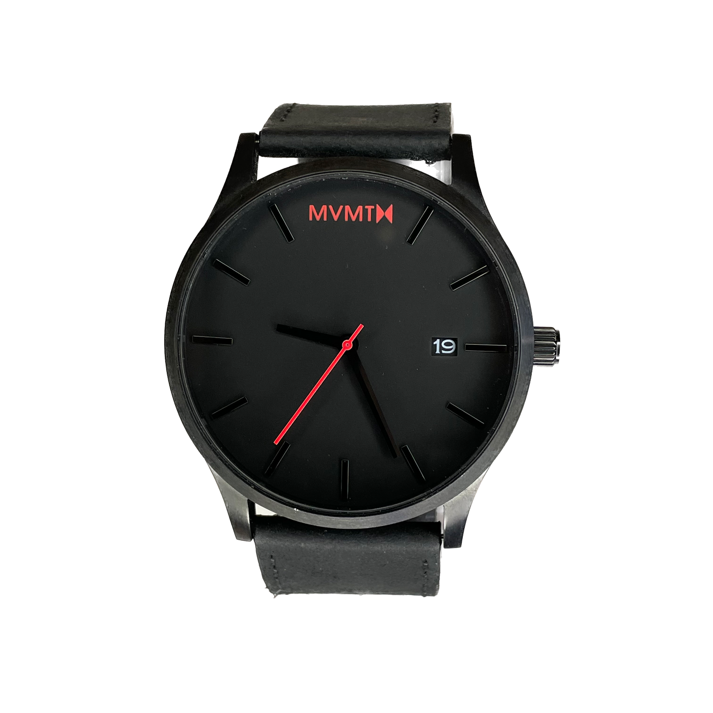Reloj MVMT M34 Black Red Accent Quartz Año 2015 Minimalist