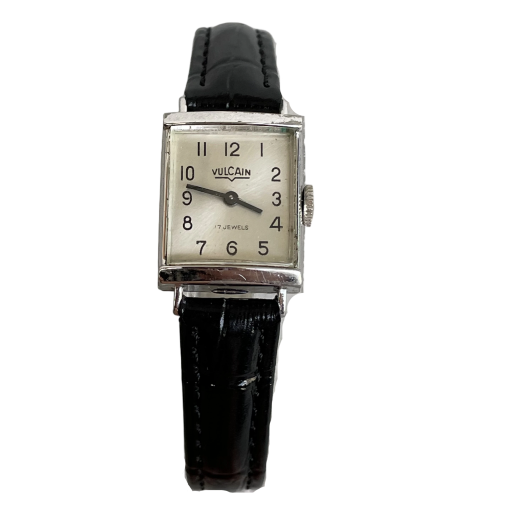 Reloj Vulcain Mujer A Cuerda Años 50’s Suizo Rectangular MUY ESCASO