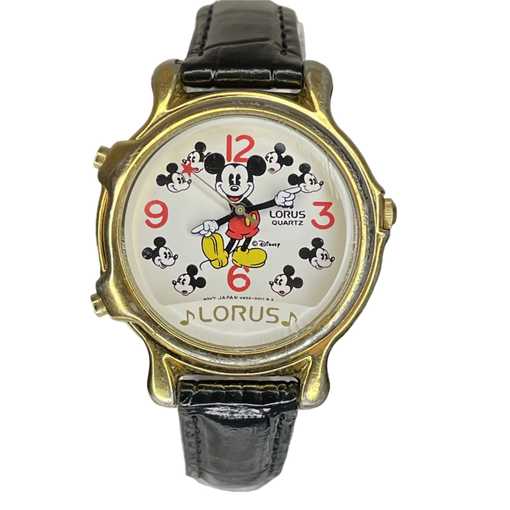 Reloj Lorus by SEIKO Mickey Mouse Musical Japón Año 1990 Disney RARO
