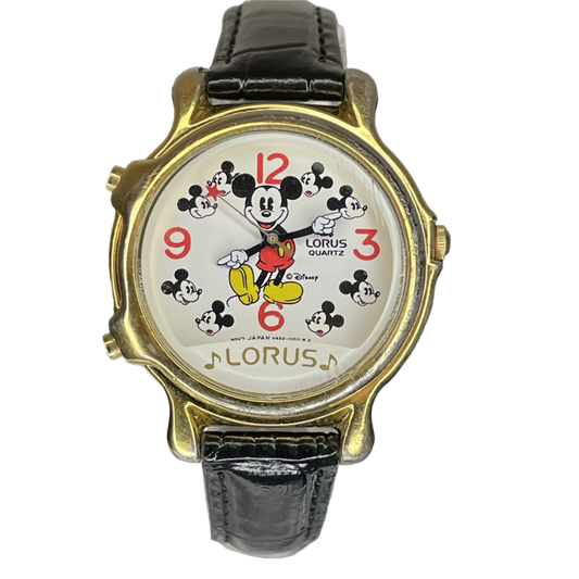 Reloj Lorus by SEIKO Mickey Mouse Musical Japón Año 1990 Disney RARO