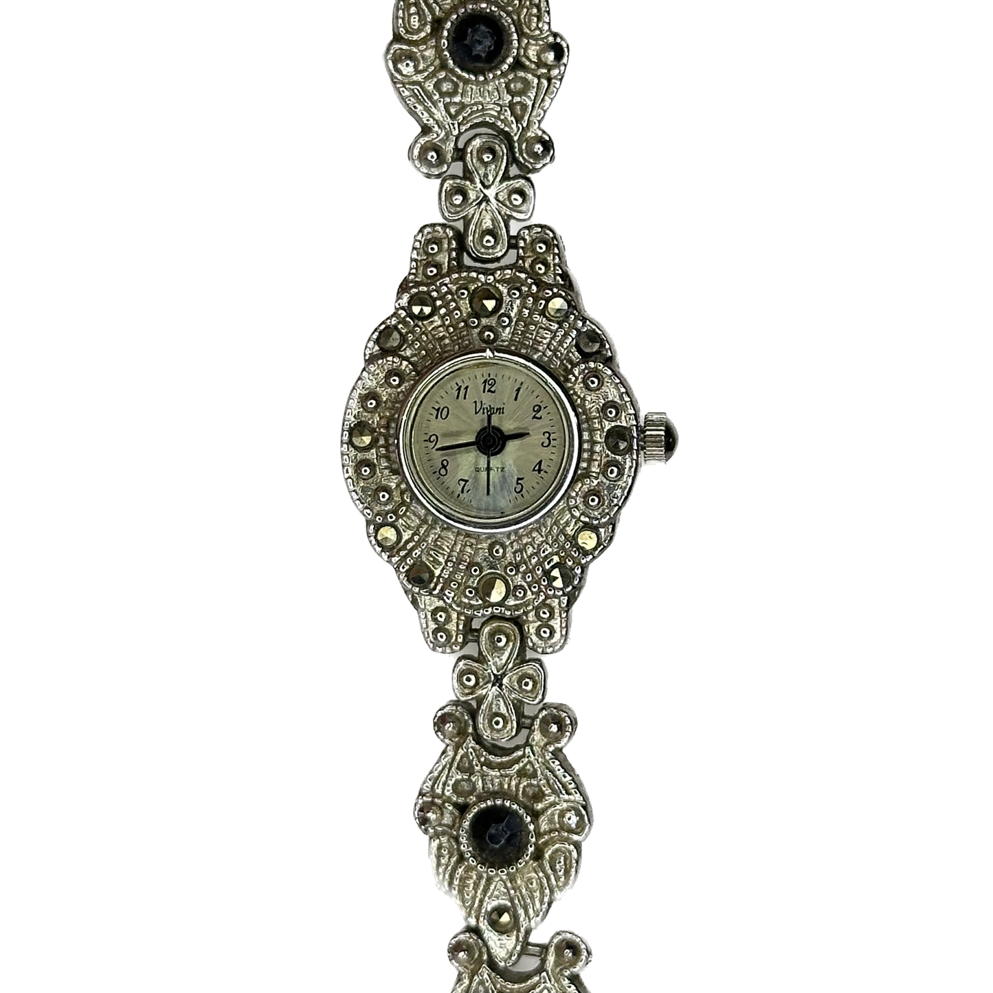 Reloj Joya Ornamentado Vivani by Accutime Mujer Vintage 1988