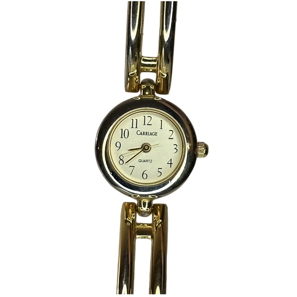 Reloj Joya Carriage by Timex J5 Año elab. 2001 Impecable Pulsera doble varilla