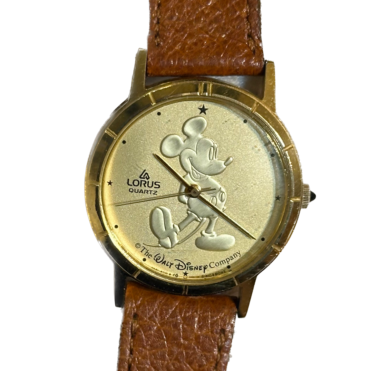 Reloj Lorus by Seiko Disney Mujer Mickey 31 mm 1991 Gold Coin ESCASO