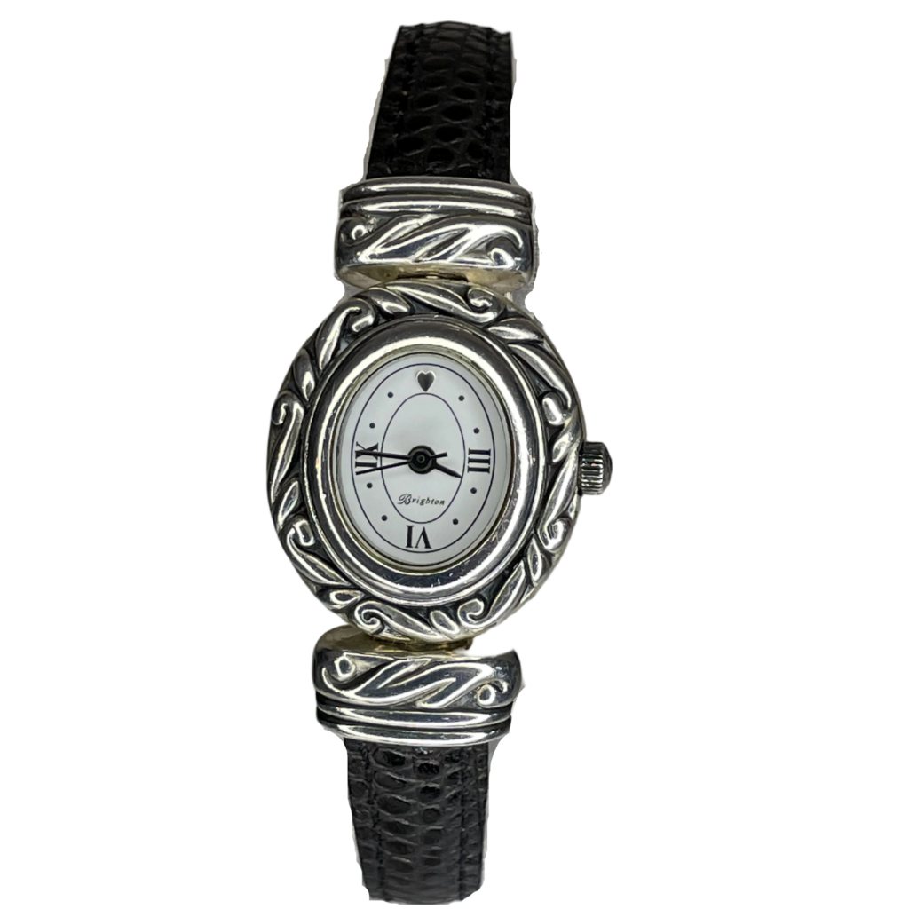 Reloj joya Brighton Paris Año 2000 Art Nouveau Pulsera Reversible | Japan Mov.