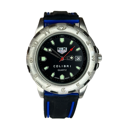 Reloj de hombre Colibri CX Gear Quartz 2003 Japan Movt 43 mm ESCASO