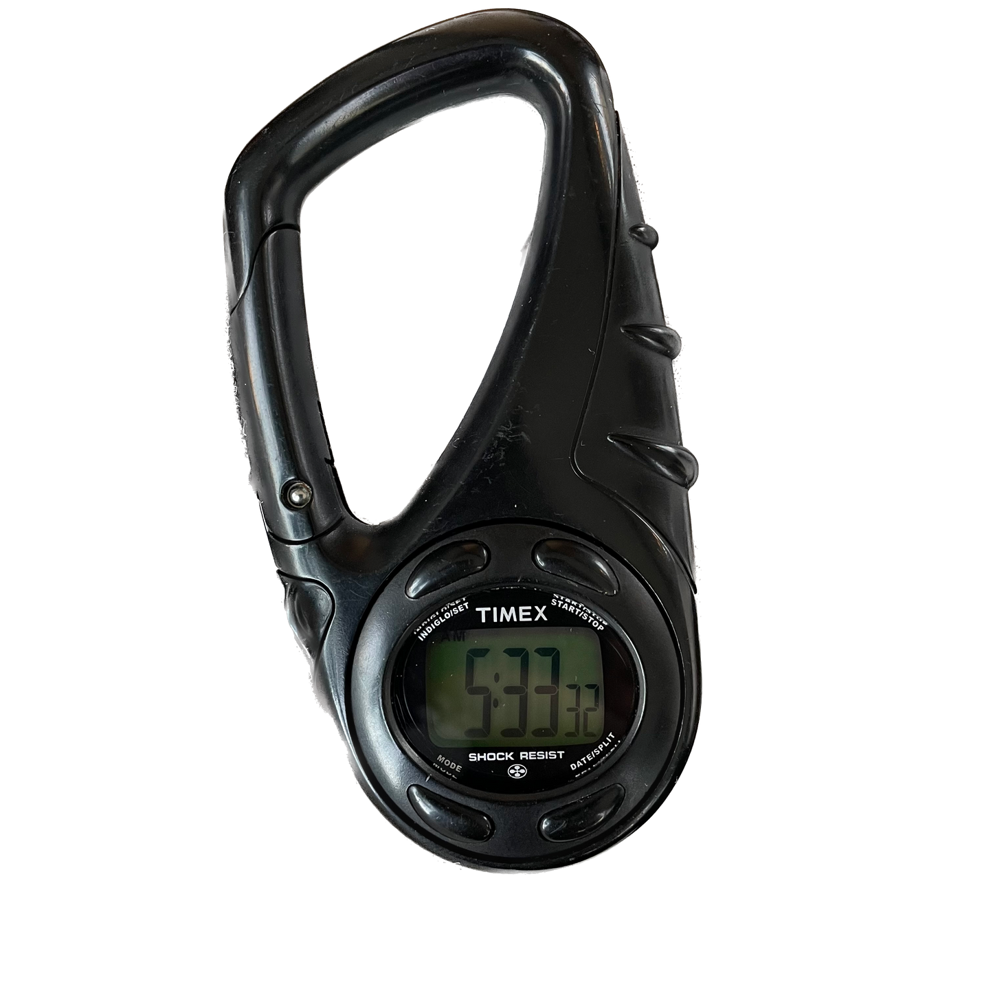 Reloj Timex Digital Mosquetón Carabiner Indiglo Outdoor 2000s