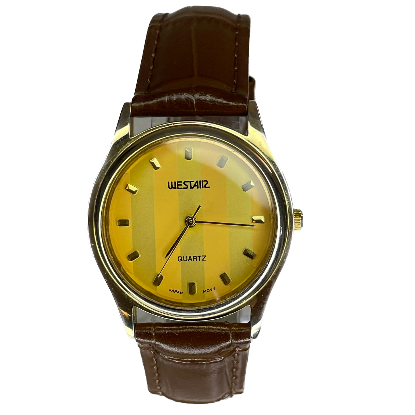 Reloj Westair Quartz Año 1997 Dial Pop Amarillo Japan Movt