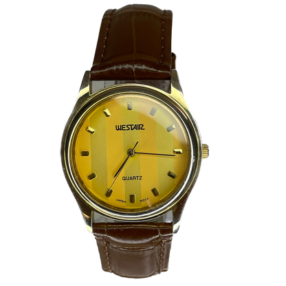 Reloj Westair Quartz Año 1997 Dial Pop Amarillo Japan Movt