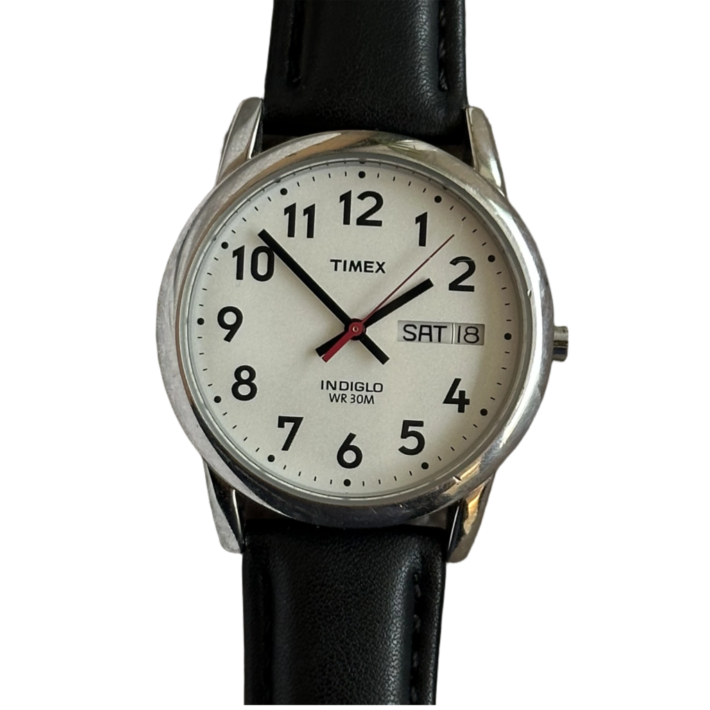 Reloj Timex Hombre Day-Date Indiglo Años 2010 impecable