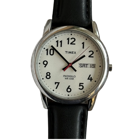 Reloj Timex Hombre Day-Date Indiglo Años 2010 impecable