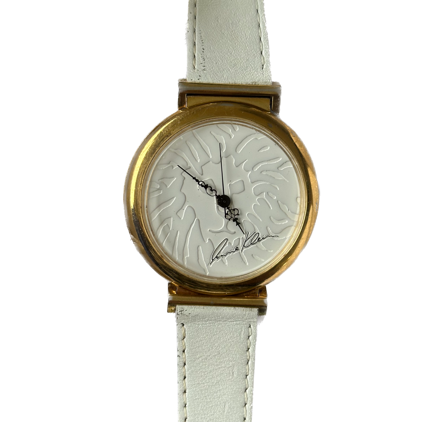 Reloj Anne Klein Mujer ISA Swiss Relief Año 1998 Lion White