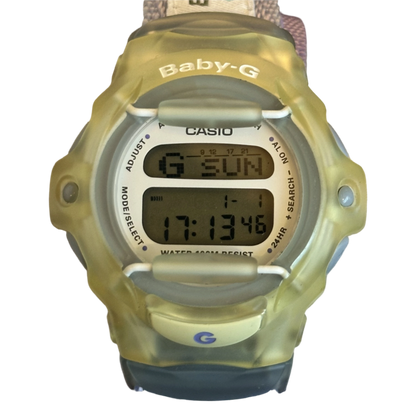 Reloj Baby-G Casio Digital BG-151 Translúcido 1999 Escaso