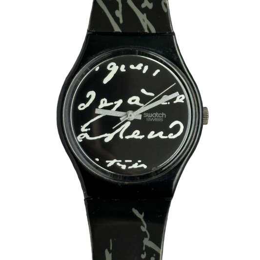Reloj Swatch Gent 1994 Gessetto Negro pulsera original impecable
