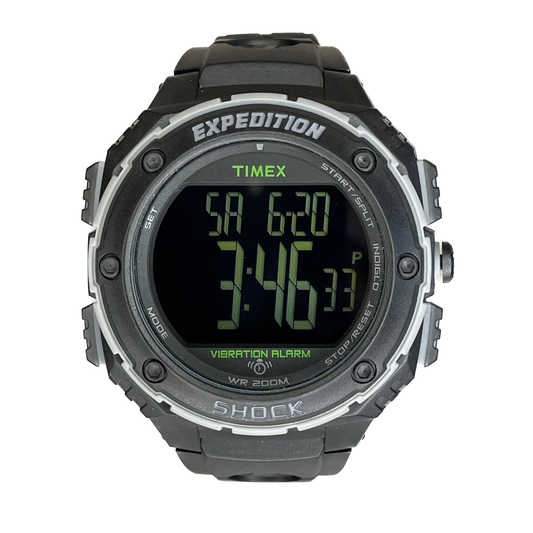 Reloj Timex Expedition Shock XL Vibración e Indiglo Año 2015 OUTDOOR ALTA GAMA