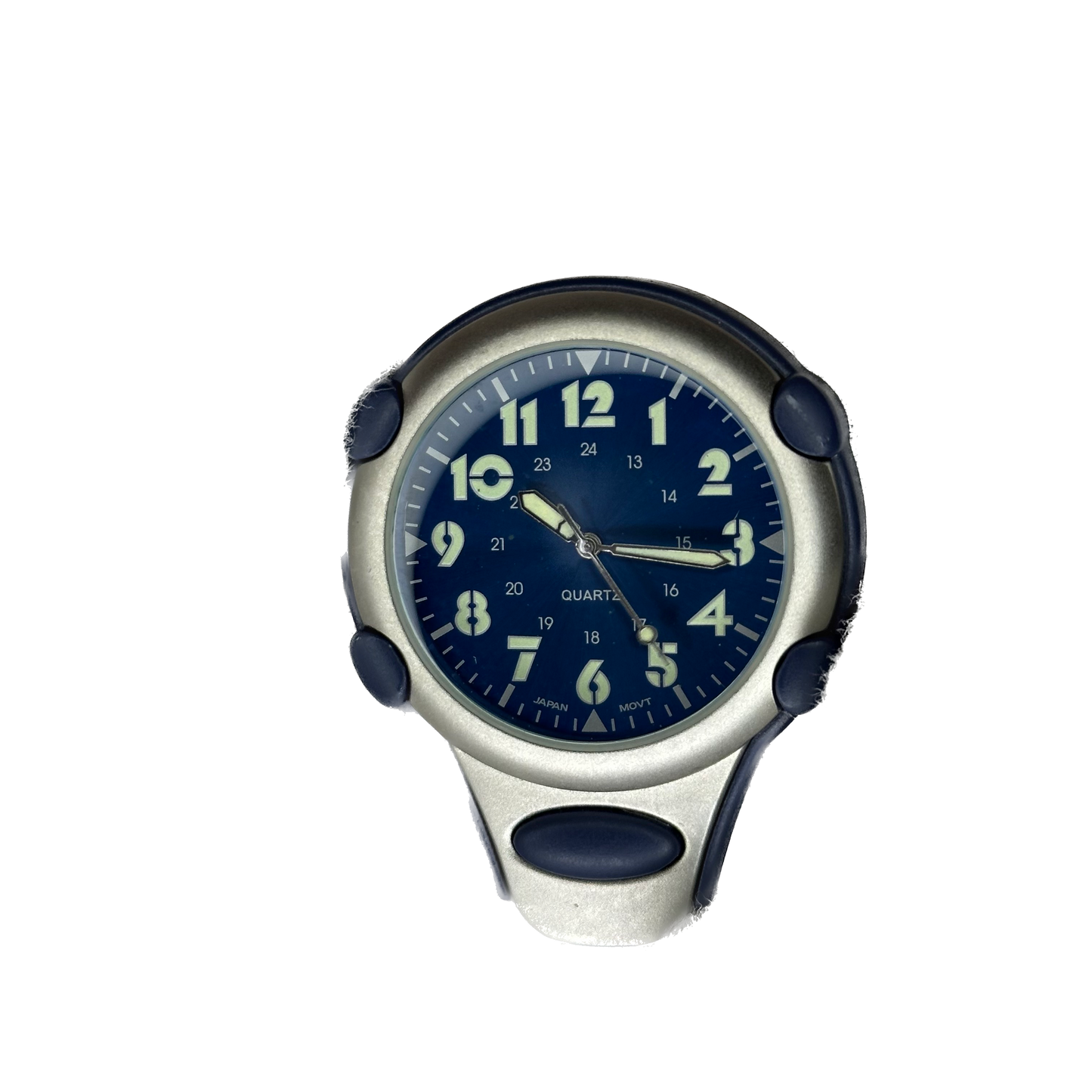Reloj Gancho Carabiner Japan Movt Electric Blue Año 2002