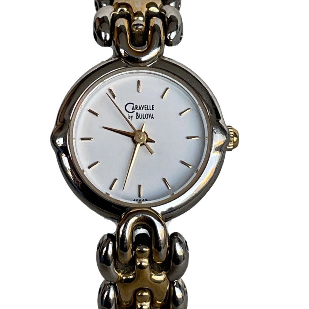 Reloj Joya Twotone Caravelle by Bulova Mujer 2000s