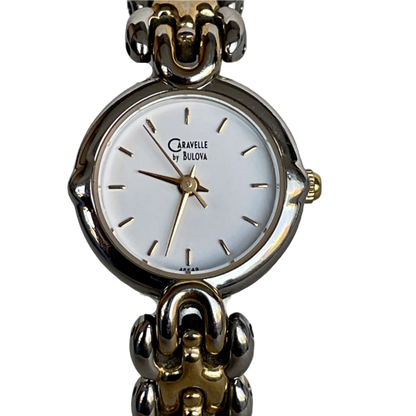 Reloj Joya Twotone Caravelle by Bulova Mujer 2000s