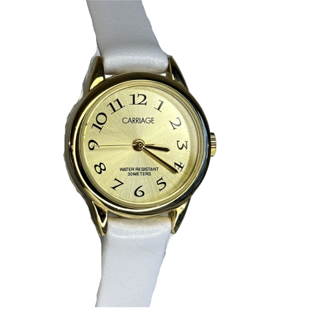 Reloj Carriage by Timex Mujer / Dial Champagne Sunburst Año 1998 / 22mm
