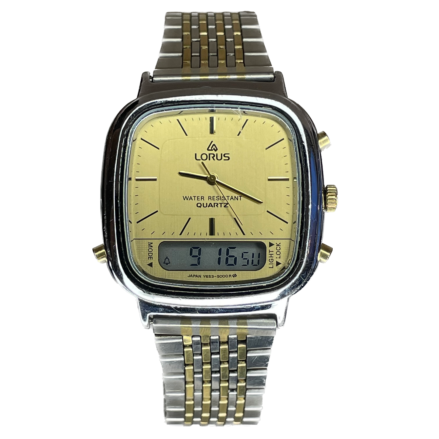 Reloj Lorus by SEIKO Ana-Digi Elab. en 1983 Doble lectura analógica y digital ÚNICO