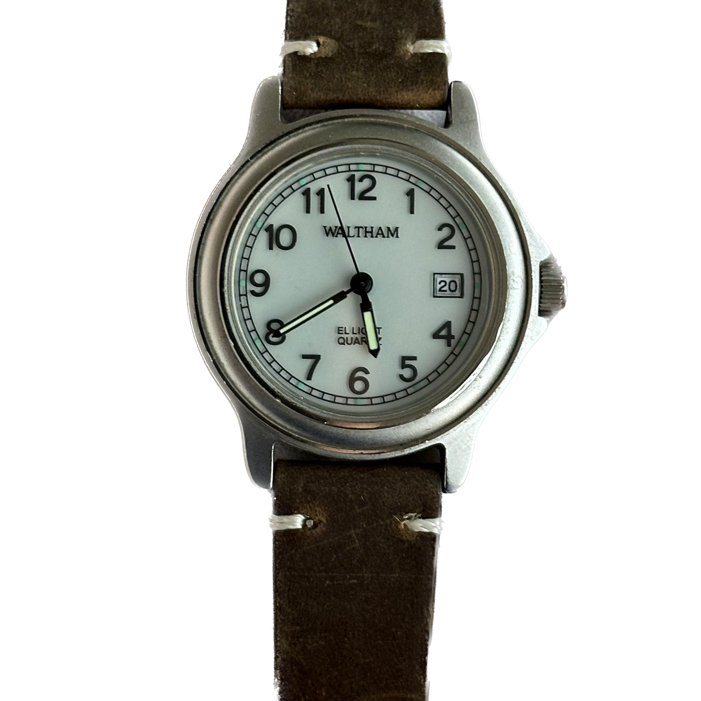 Reloj Waltham Hombre EL Light Año 2001 Field Dial Iluminado