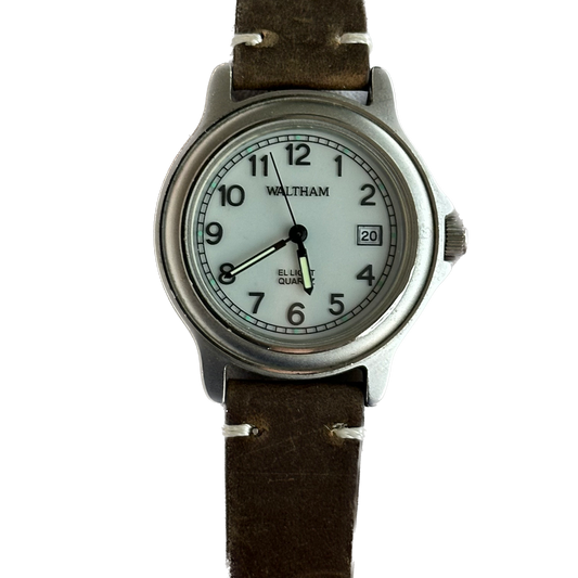 Reloj Waltham Hombre EL Light Año 2001 Field Dial Iluminado
