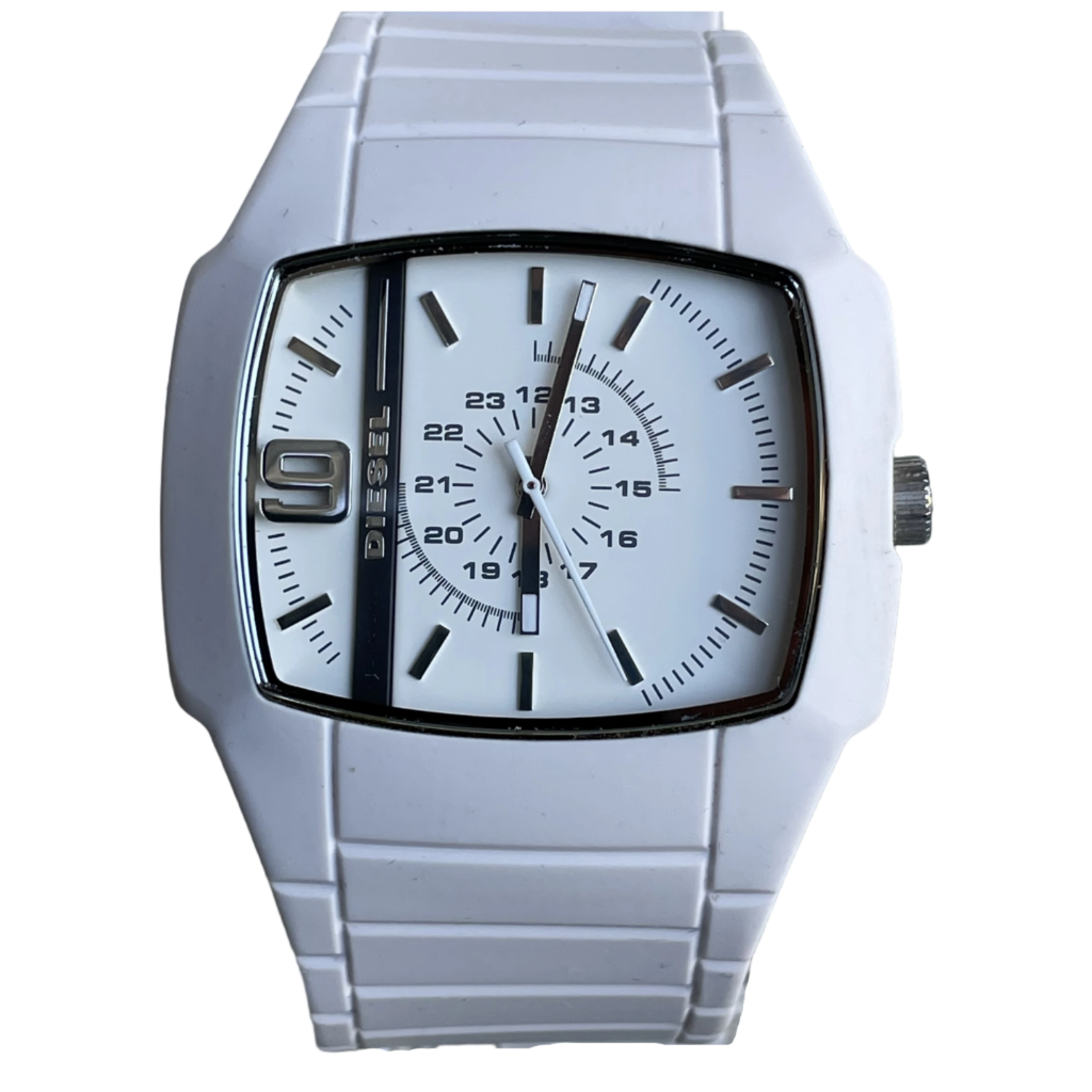 Reloj Diesel DZ-1321 Hombre Blanco Año 2008