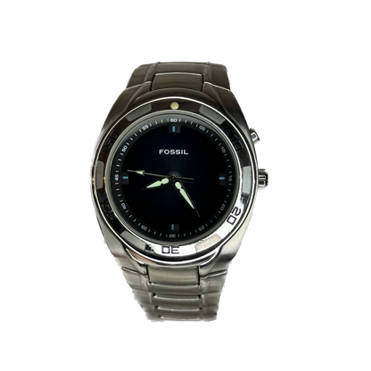Reloj Fossil Kaleido AM-3759 Año 2004 | Dial Electrónico Bicolor Perla y Azul Degradé | 41mm RARO