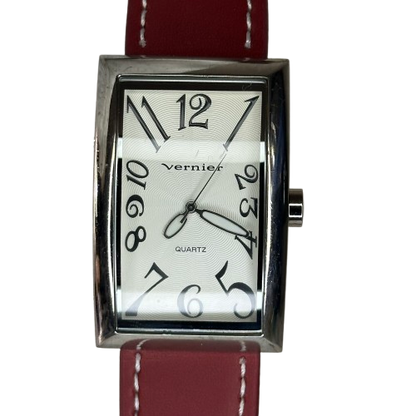 Reloj de Mujer Grande Vernier by 7 West Large Tank Curvo Quartz Guilloché 2004