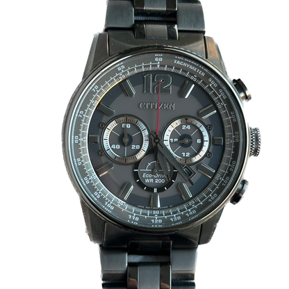 Reloj Citizen Eco-Drive WR200 Cronógrafo Negro 2017 Nighthawk