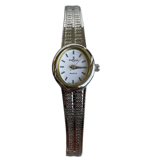 Reloj Joya Berenger Mujer Quartz Ovalado Años 2000