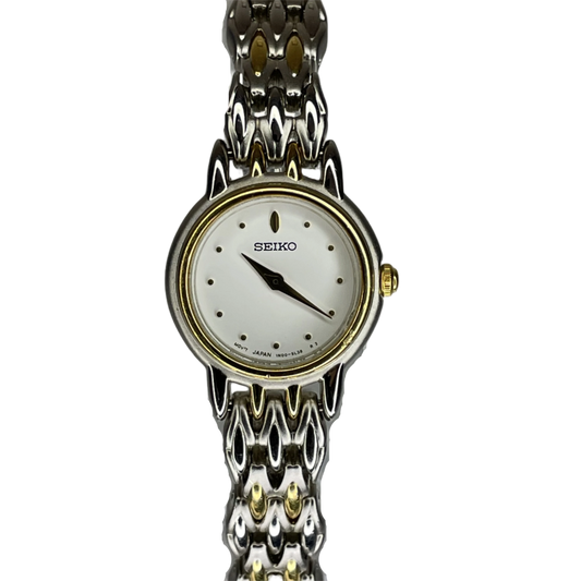 Reloj joya SEIKO 1N00-1H20 Mujer Bicolor Octubre 1991 ÚNICO