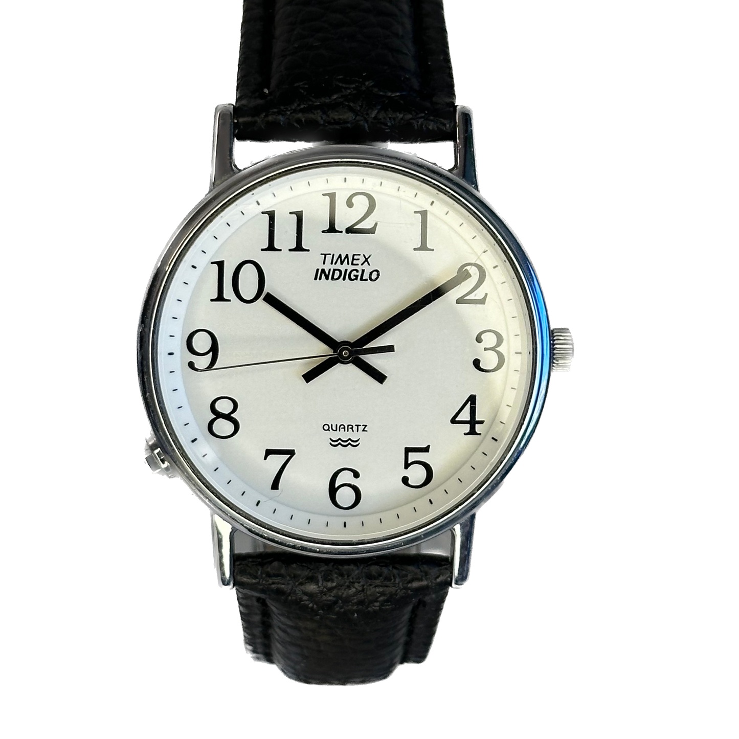 Reloj Timex Easy Reader Indiglo "DD" 1996 Iluminación a las 8  ESCASO 36 mm