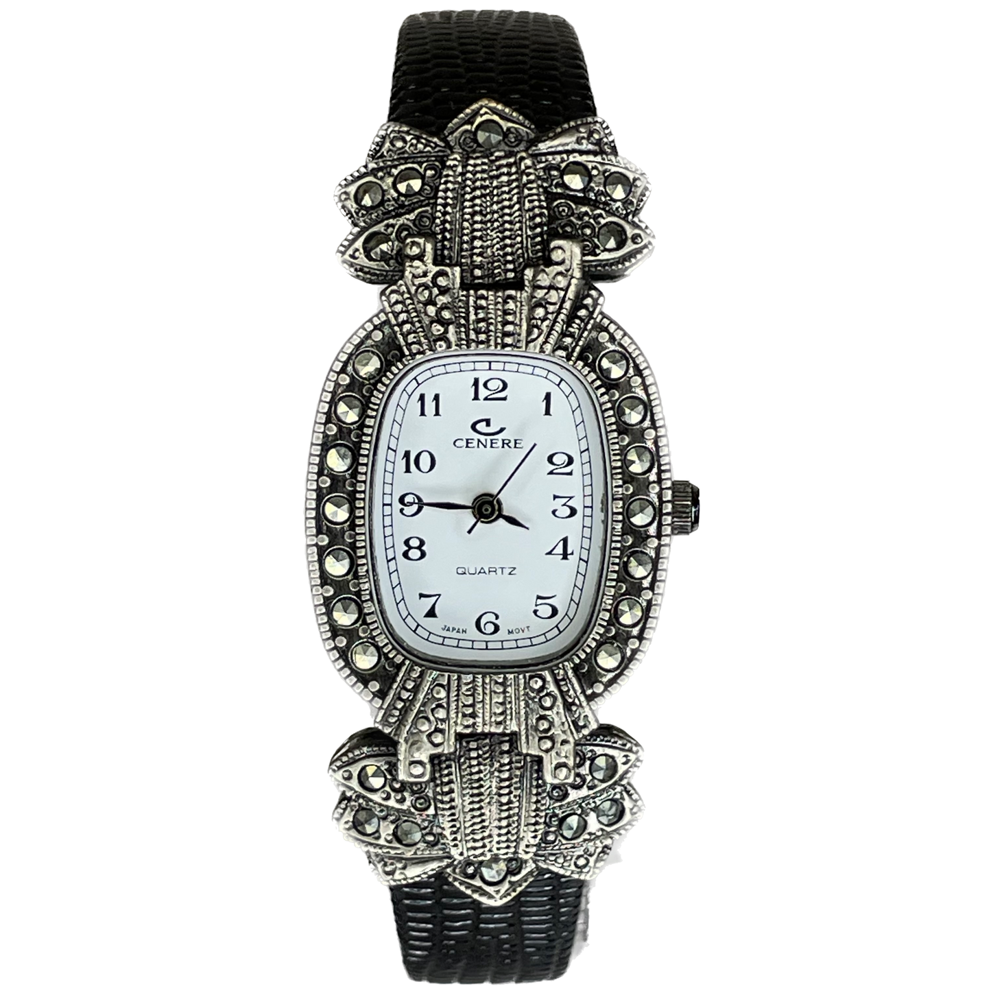 Reloj Joya Cenere 613  Nuevo / New Old Stock Estilo Art Déco Año 1994 Marcasita