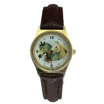 Reloj Valdawn Horse Collection Swiss Movt. Mujer Segundero de Disco 1991