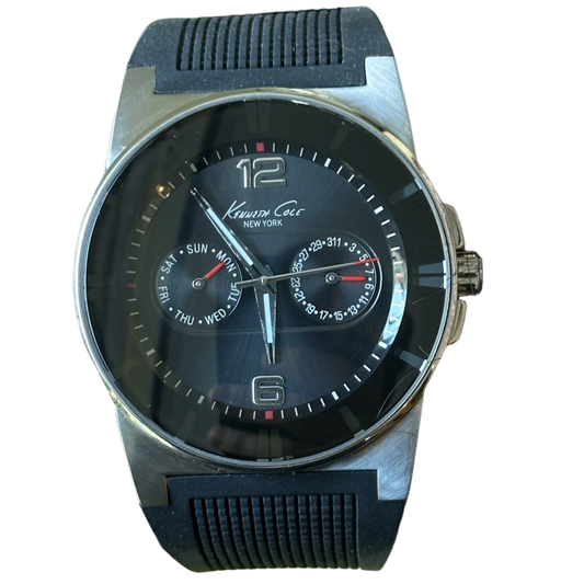 Reloj Kenneth Cole Hombre 2012 MultiDial 42mm Negro