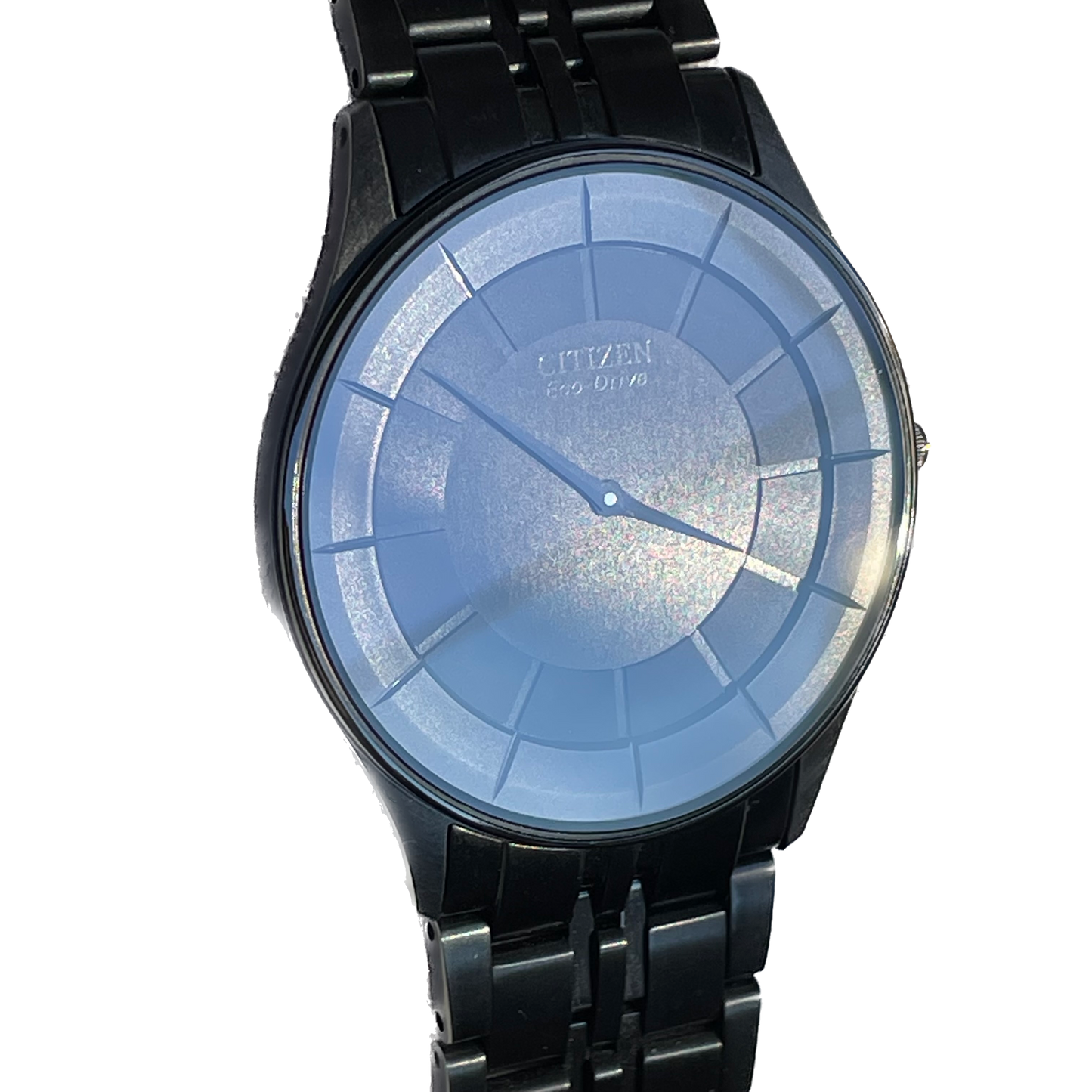 Reloj Citizen Stiletto Hombre 2010 Eco-Drive SOLAR Zafiro Blackout NOS