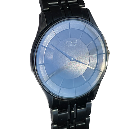 Reloj Citizen Stiletto Hombre 2010 Eco-Drive SOLAR Zafiro Blackout NOS