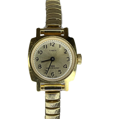 Reloj joya Timex México Mecánico a Cuerda Año 1985 Dorado Muy escaso