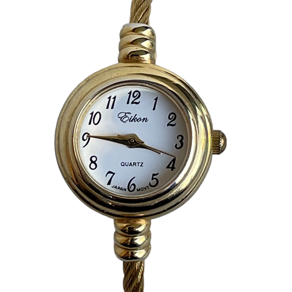 Reloj Eikon Mujer Año 2006 Pulsera Tipo Joya Dorado