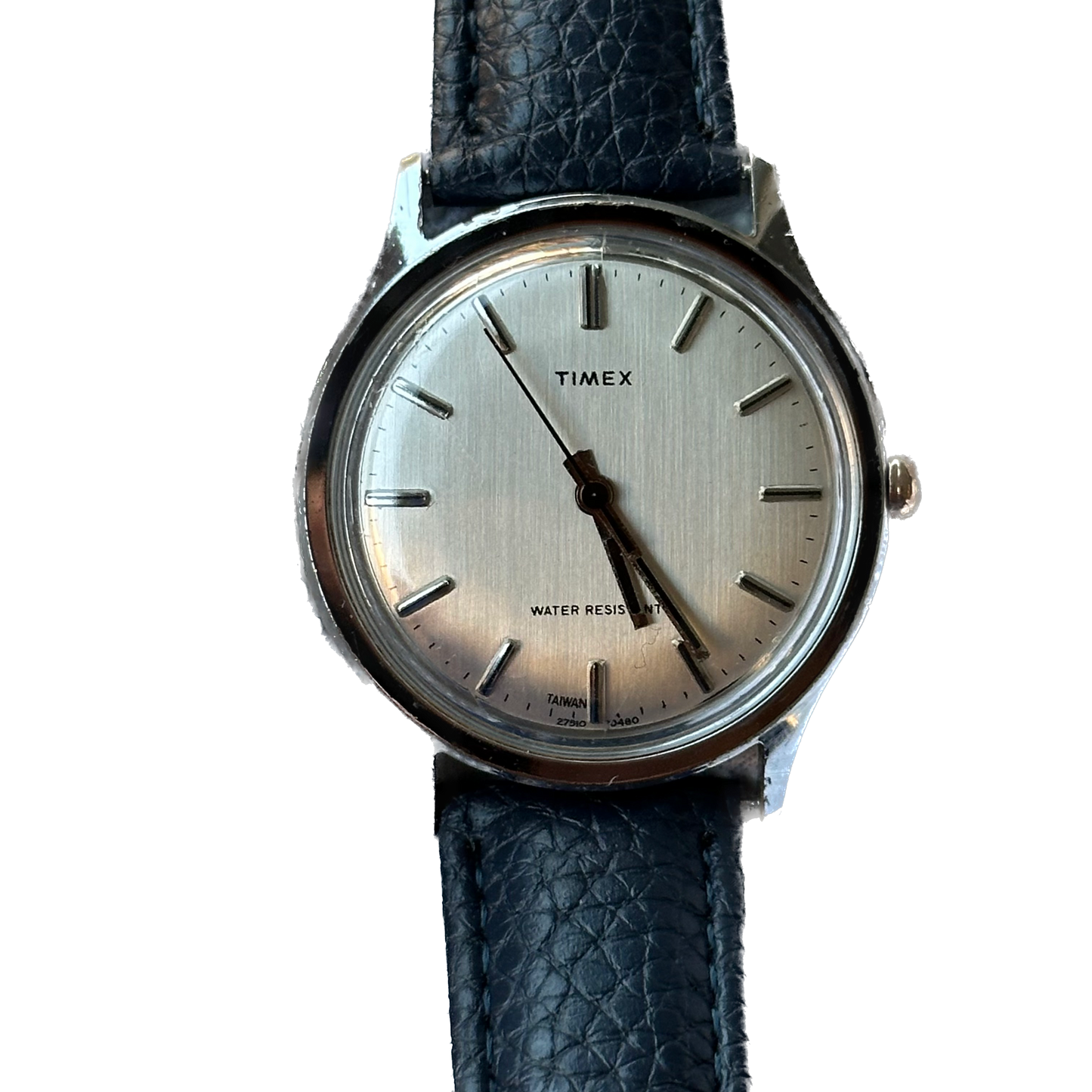 Reloj TIMEX Hombre A Cuerda 1980 Dial Gris 37mm LEER