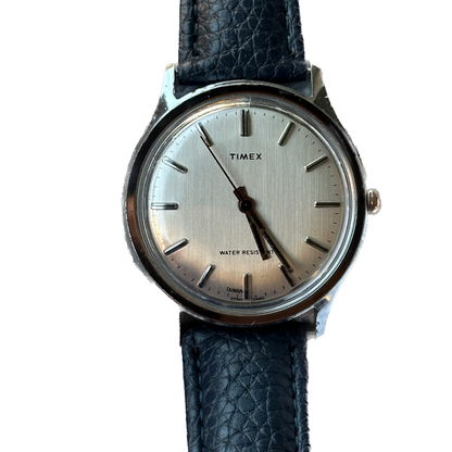 Reloj TIMEX Hombre A Cuerda 1980 Dial Gris 37mm LEER