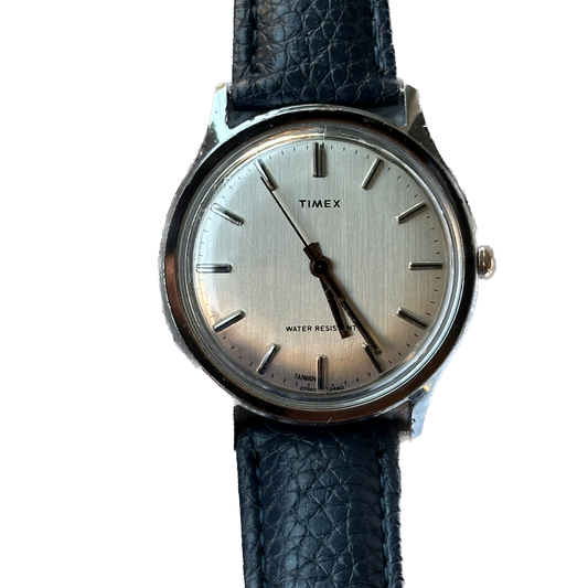 Reloj TIMEX Hombre A Cuerda 1980 Dial Gris 37mm LEER