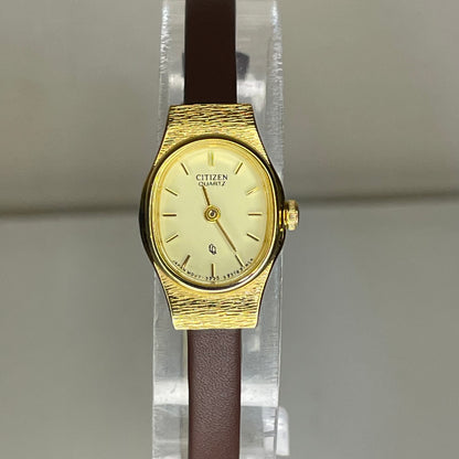 Reloj joya Citizen Quartz Impecable Vintage Años 80 Ultracompacto 18,1 mm