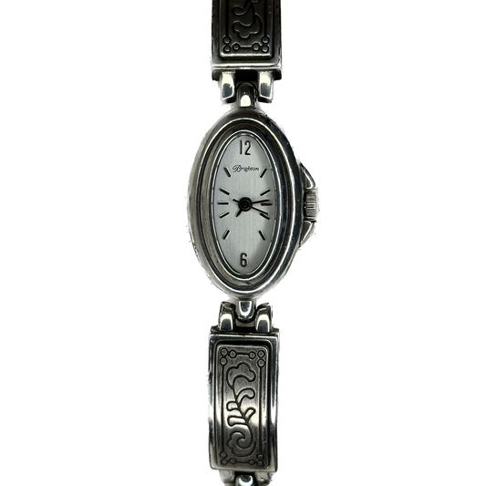 Brighton Biella Fiore Año 2003 | Reloj joya oval de inspiración Art Nouveau
