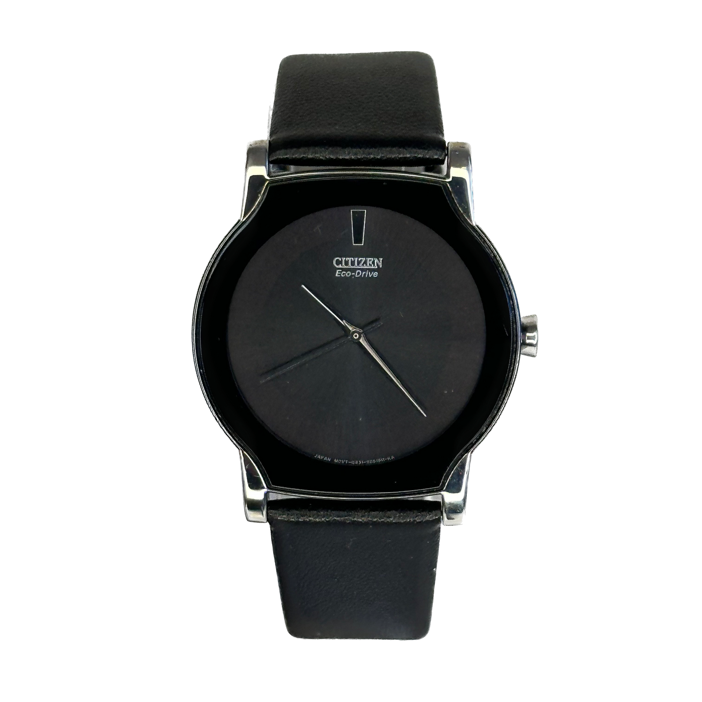 Reloj Citizen Eco-Drive G431 Dic. 2005 Minimalismo Japonés Negro SOLAR ÚNICO
