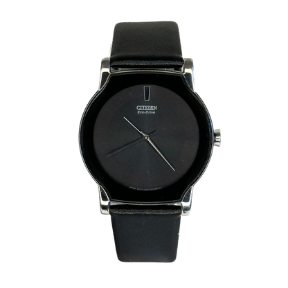 Reloj Citizen Eco-Drive G431 Dic. 2005 Minimalismo Japonés Negro SOLAR ÚNICO