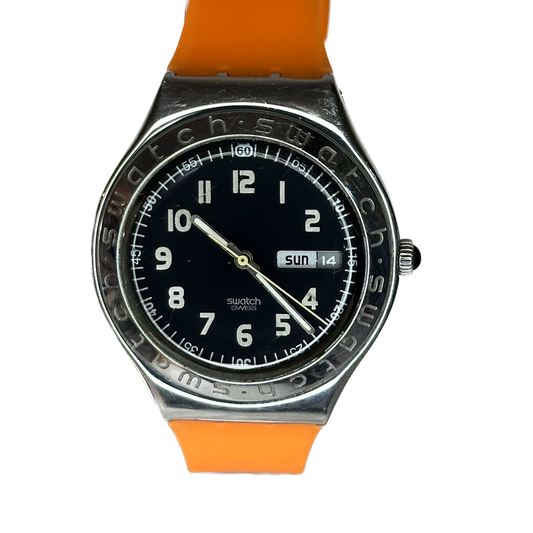 Reloj Swatch Irony Day-Date Swiss Made Hombre 38mm Año 1997  MUY ESCASO