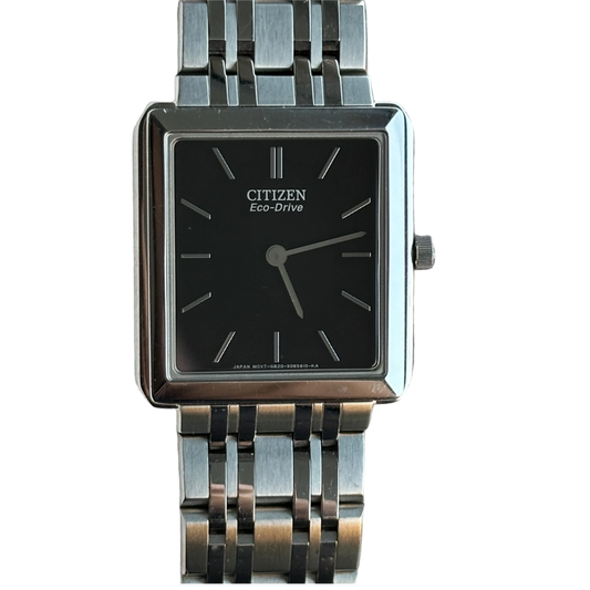 Reloj Citizen Stiletto Unisex Eco-Drive Solar Negro 2011 Zafiro